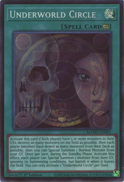 Underworld Circle (Secret Rare) - Magnificent Monsters Yu-Gi-Oh! spoiler