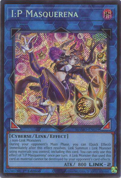 I:P Masquerena (Secret Rare) - Magnificent Monsters Yu-Gi-Oh! spoiler
