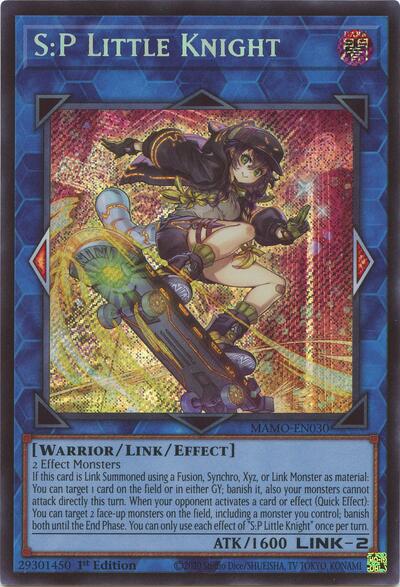 S:P Little Knight (Secret Rare) - Magnificent Monsters Yu-Gi-Oh! spoiler