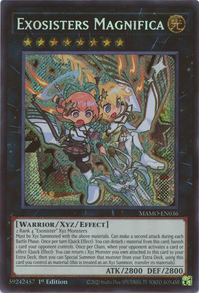 Exosisters Magnifica (Secret Rare) - Magnificent Monsters Yu-Gi-Oh! spoiler