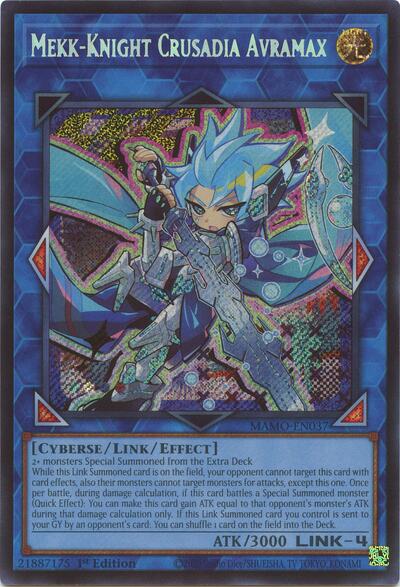 Mekk-Knight Crusadia Avramax (Secret Rare) - Magnificent Monsters Yu-Gi-Oh! spoiler