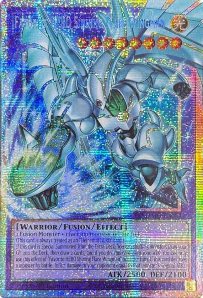 Favorite HERO Shining Flare Wingman (Starlight Rare) (Extended Art) - Magnificent Monsters Yu-Gi-Oh! spoiler