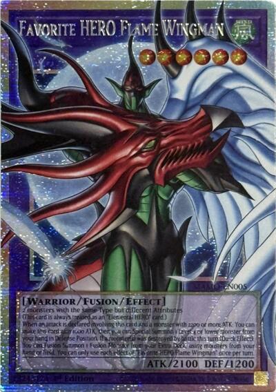 Favorite HERO Flame Wingman (Starlight Rare) (Extended Art) - Magnificent Monsters Yu-Gi-Oh! spoiler
