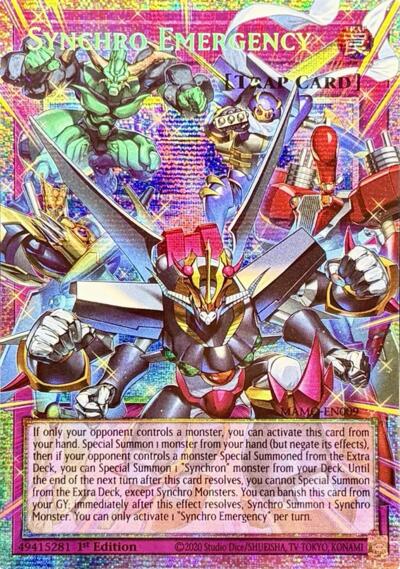 Synchro Emergency (Starlight Rare) (Extended Art) - Magnificent Monsters Yu-Gi-Oh! spoiler
