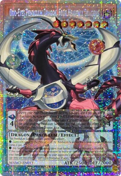 Odd-Eyes Pendulum Dragon, Four Heavenly Dragons (Starlight Rare) (Extended Art) - Magnificent Monsters Yu-Gi-Oh! spoiler
