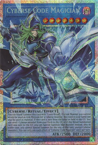 Cyberse Code Magician (Starlight Rare) (Extended Art) - Magnificent Monsters Yu-Gi-Oh! spoiler