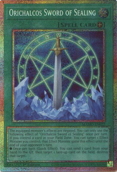 Orichalcos Sword of Sealing (Starlight Rare) - Magnificent Monsters Yu-Gi-Oh! spoiler