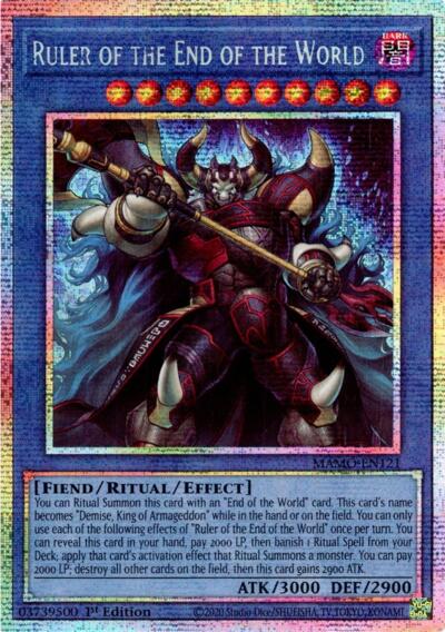Ruler of the End of the World (Starlight Rare) - Magnificent Monsters Yu-Gi-Oh! spoiler