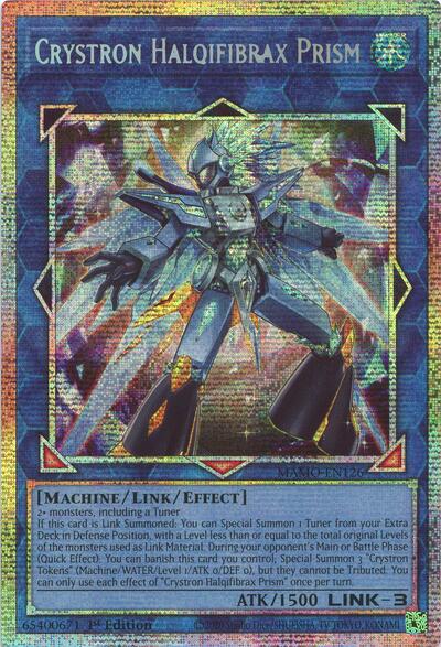 Crystron Halqifibrax Prism (Starlight Rare) - Magnificent Monsters Yu-Gi-Oh! spoiler