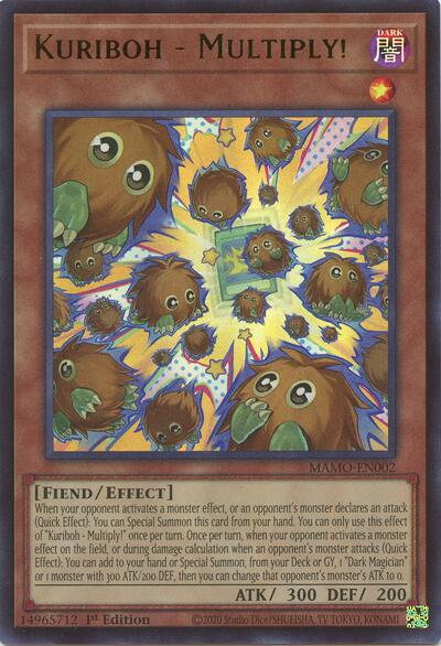 Kuriboh - Multiply! - Magnificent Monsters Yu-Gi-Oh! spoiler