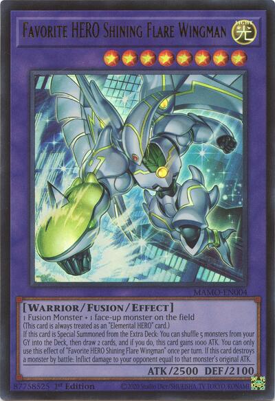 Favorite HERO Shining Flare Wingman - Magnificent Monsters Yu-Gi-Oh! spoiler