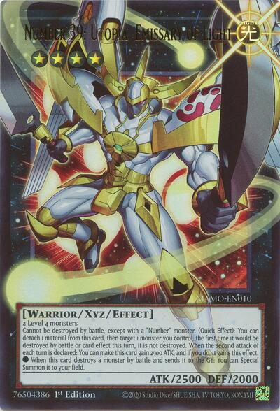 Number 39: Utopia, Emissary of Light (Extended Art) - Magnificent Monsters Yu-Gi-Oh! spoiler