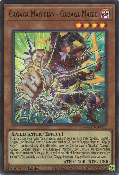 Gagaga Magician - Gagaga Magic - Magnificent Monsters Yu-Gi-Oh! spoiler