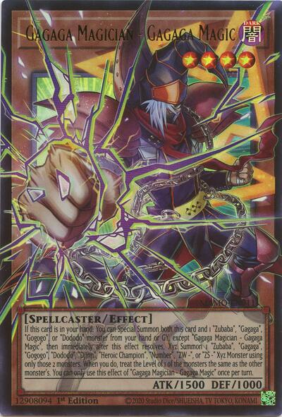 Gagaga Magician - Gagaga Magic (Extended Art) - Magnificent Monsters Yu-Gi-Oh! spoiler