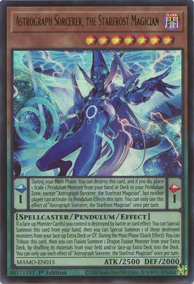 Astrograph Sorcerer, the Starfrost Magician - Magnificent Monsters Yu-Gi-Oh! spoiler