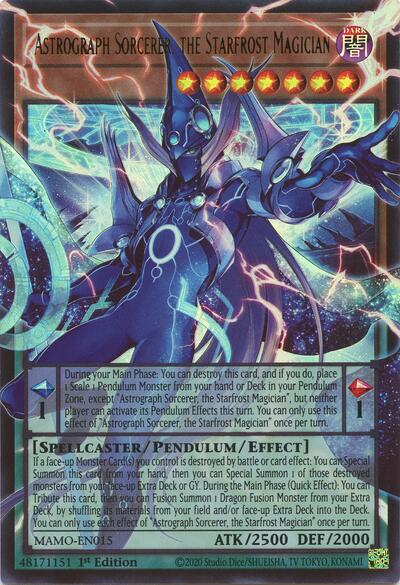 Astrograph Sorcerer, the Starfrost Magician (Extended Art) - Magnificent Monsters Yu-Gi-Oh! spoiler