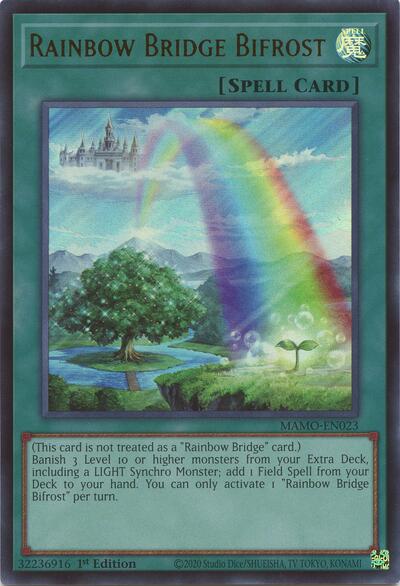 Rainbow Bridge Bifrost - Magnificent Monsters Yu-Gi-Oh! spoiler