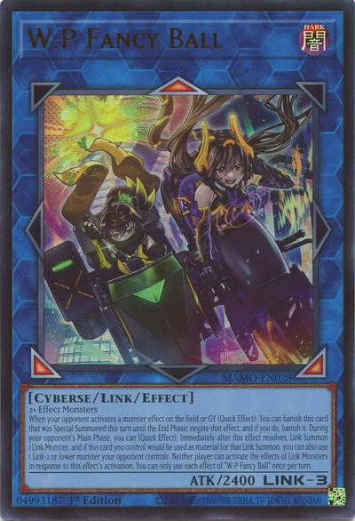 W:P Fancy Ball - Magnificent Monsters Yu-Gi-Oh! spoiler