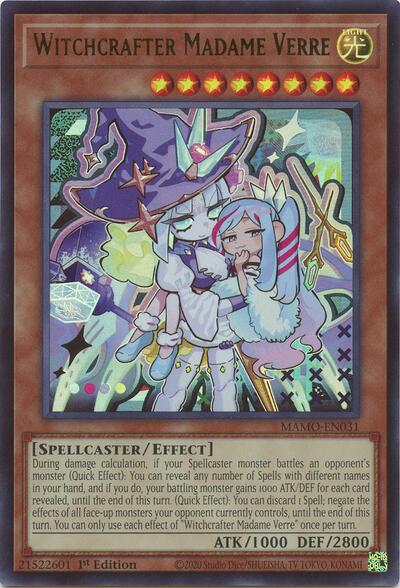 Witchcrafter Madame Verre - Magnificent Monsters Yu-Gi-Oh! spoiler