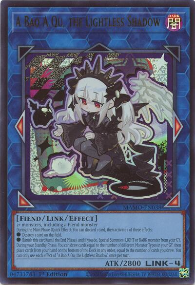 A Bao A Qu, the Lightless Shadow - Magnificent Monsters Yu-Gi-Oh! spoiler
