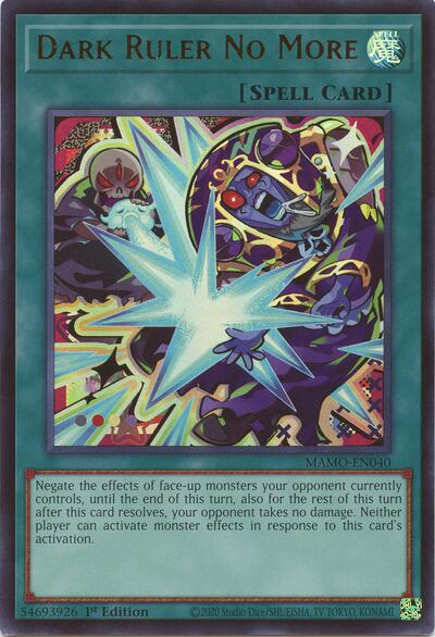 Dark Ruler No More - Magnificent Monsters Yu-Gi-Oh! spoiler