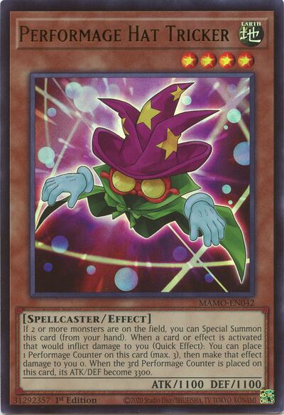 Performage Hat Tricker - Magnificent Monsters Yu-Gi-Oh! spoiler