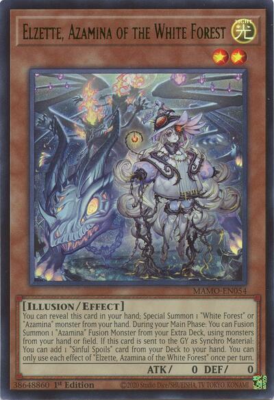 Elzette, Azamina of the White Forest - Magnificent Monsters Yu-Gi-Oh! spoiler