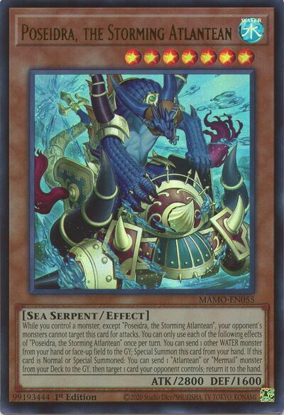 Poseidra, the Storming Atlantean - Magnificent Monsters Yu-Gi-Oh! spoiler