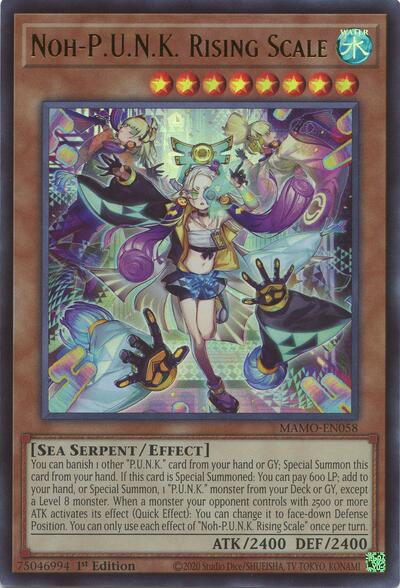 Noh-P.U.N.K. Rising Scale - Magnificent Monsters Yu-Gi-Oh! spoiler