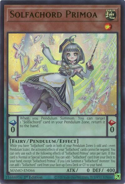 Solfachord Primoa - Magnificent Monsters Yu-Gi-Oh! spoiler