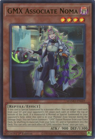 GMX Associate Noma - Magnificent Monsters Yu-Gi-Oh! spoiler