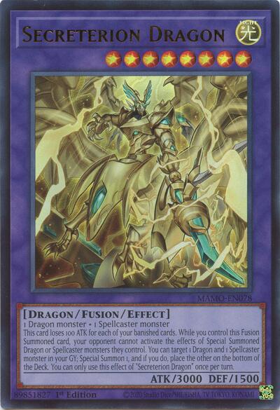 Secreterion Dragon - Magnificent Monsters Yu-Gi-Oh! spoiler