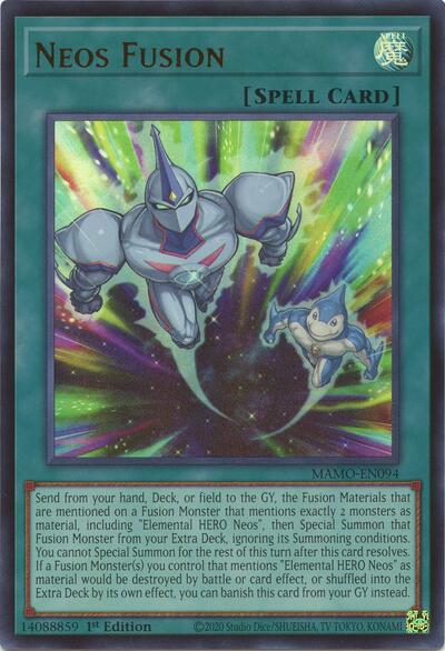 Neos Fusion - Magnificent Monsters Yu-Gi-Oh! spoiler
