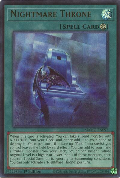 Nightmare Throne - Magnificent Monsters Yu-Gi-Oh! spoiler