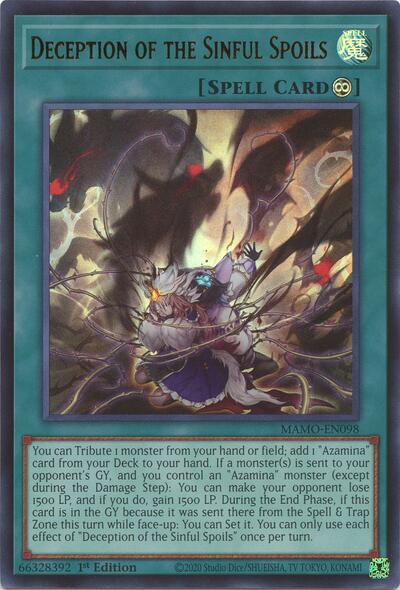 Deception of the Sinful Spoils - Magnificent Monsters Yu-Gi-Oh! spoiler
