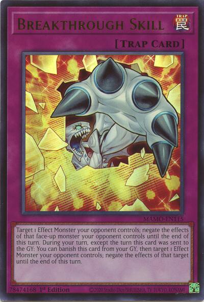 Breakthrough Skill - Magnificent Monsters Yu-Gi-Oh! spoiler
