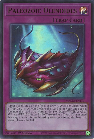 Paleozoic Olenoides - Magnificent Monsters Yu-Gi-Oh! spoiler