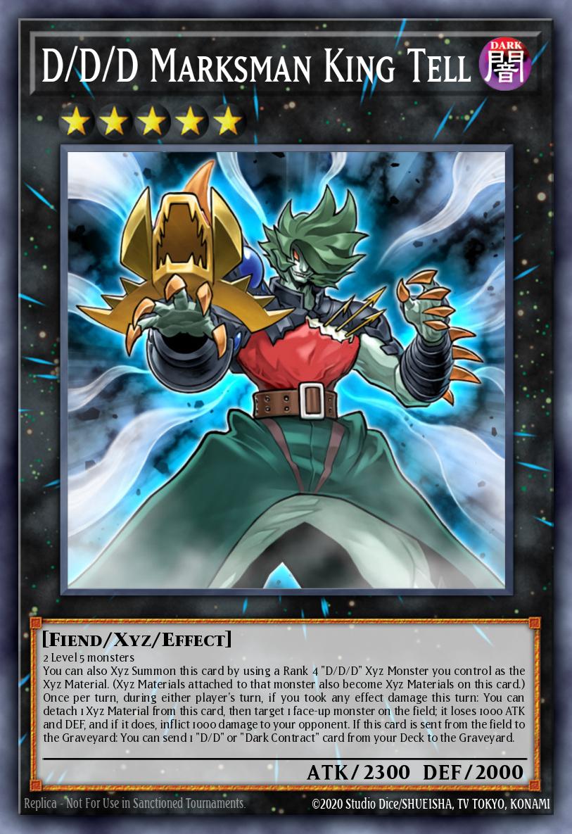 D/D/D Marksman King Tell - Rarity Collection 5 Yu-Gi-Oh! spoiler
