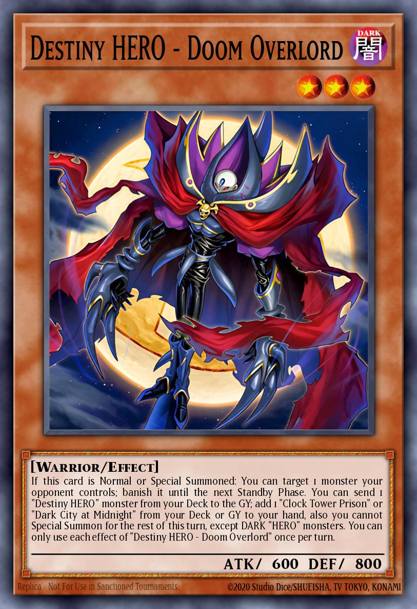 Destiny HERO - Doom Overlord - Beyond the Brave Yu-Gi-Oh! spoiler