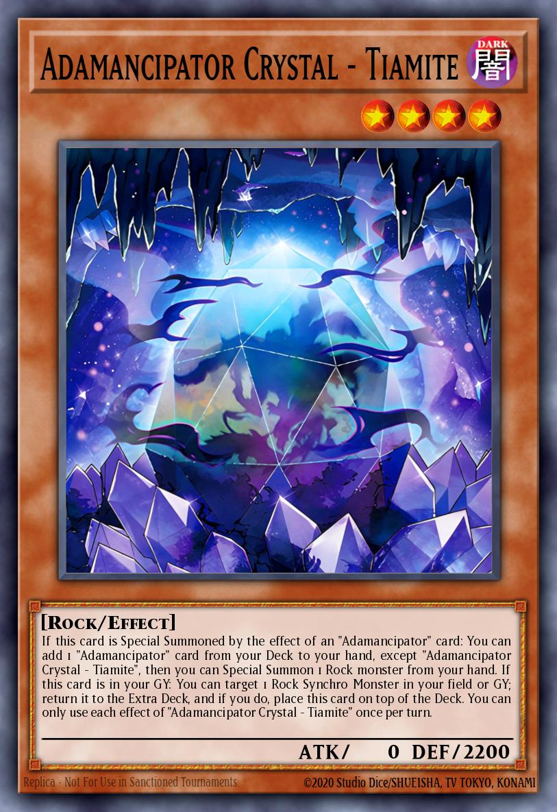 Adamancipator Crystal - Tiamite - Beyond the Brave Yu-Gi-Oh! spoiler