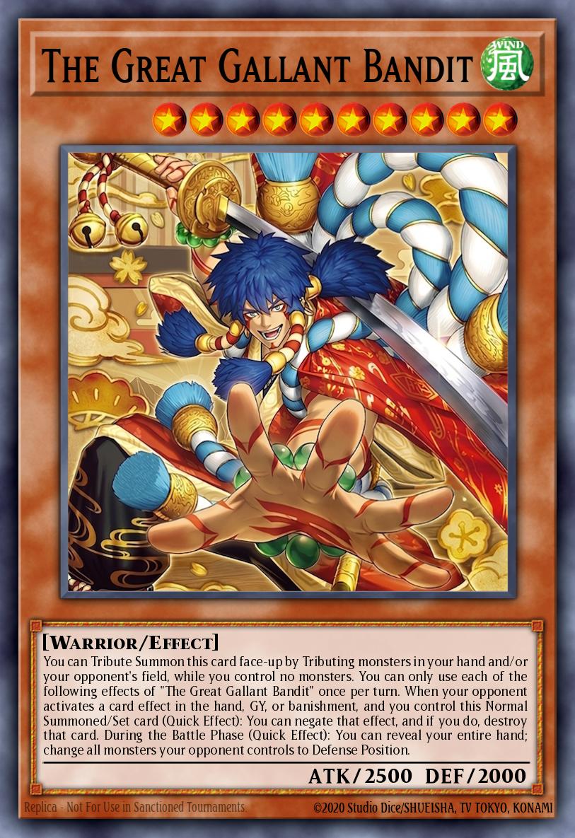 The Great Gallant Bandit - Beyond the Brave Yu-Gi-Oh! spoiler
