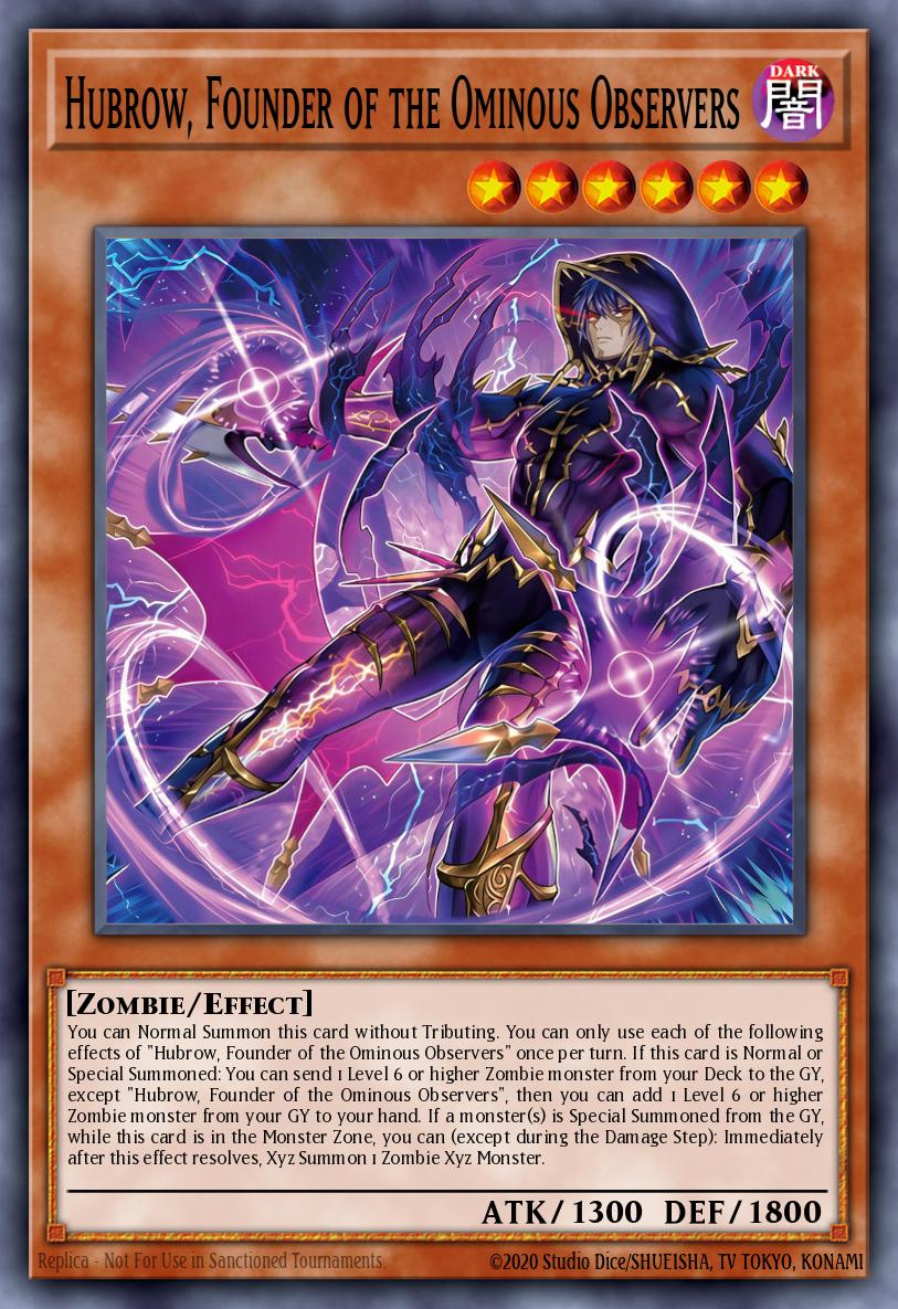 Hubrow, Founder of the Ominous Observers - Beyond the Brave Yu-Gi-Oh! spoiler
