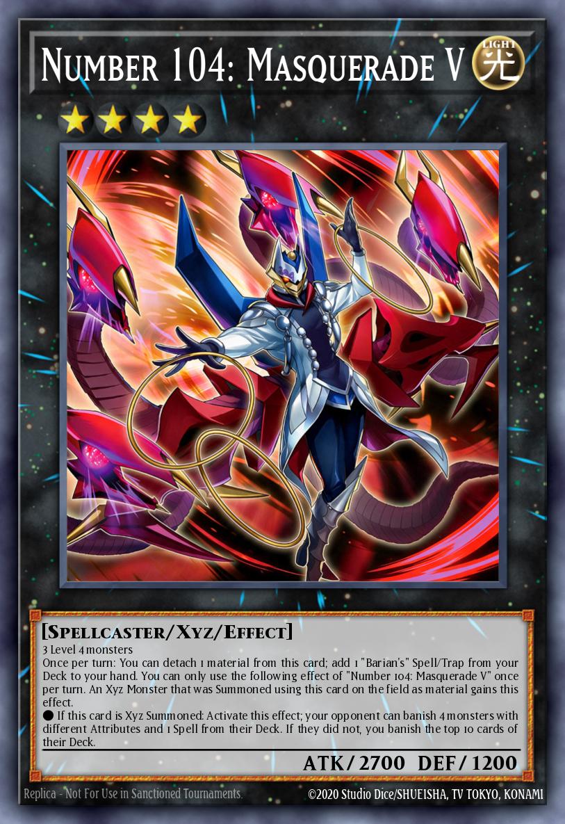 Number 104: Masquerade V - Beyond the Brave Yu-Gi-Oh! spoiler