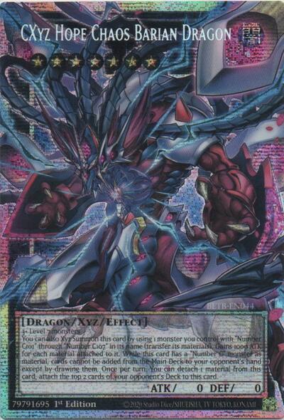 CXyz Hope Chaos Barian Dragon (Starlight Rare) (Extended Art)