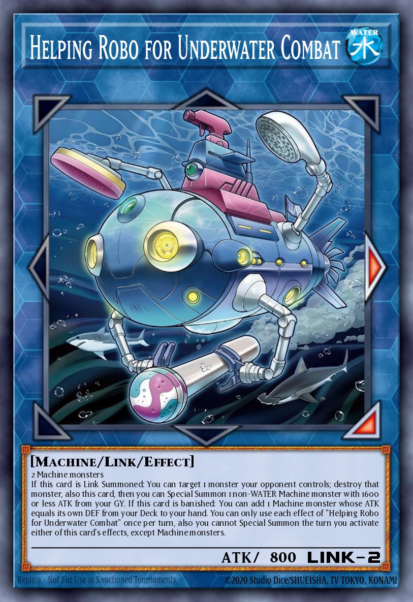 Helping Robo for Underwater Combat - Beyond the Brave Yu-Gi-Oh! spoiler