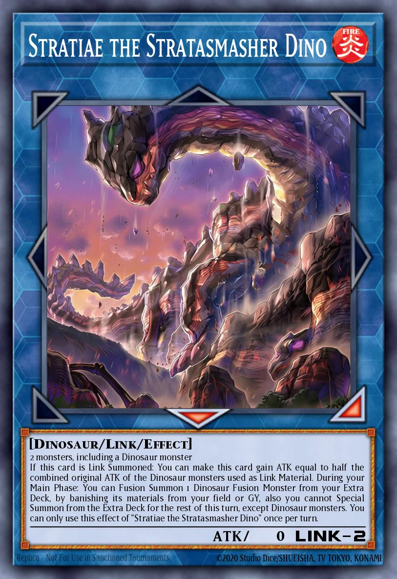 Stratiae the Stratasmasher Dino - Beyond the Brave Yu-Gi-Oh! spoiler