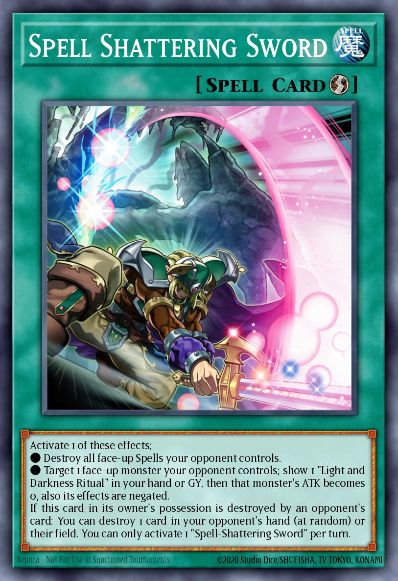 Spell Shattering Sword - Beyond the Brave Yu-Gi-Oh! spoiler