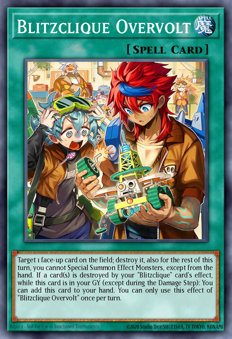 Blitzclique Overvolt - Beyond the Brave Yu-Gi-Oh! spoiler