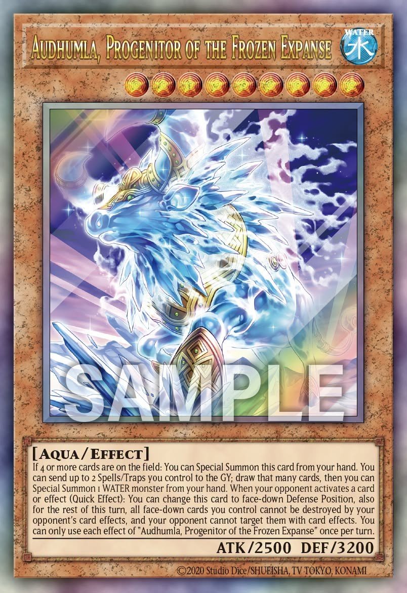 Audhumla, Progenitor of the Frozen Expanse - Beyond the Brave Yu-Gi-Oh! spoiler