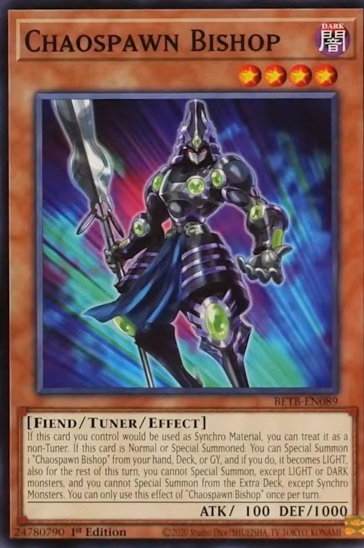 Chaospawn Bishop - Beyond the Brave Yu-Gi-Oh! spoiler